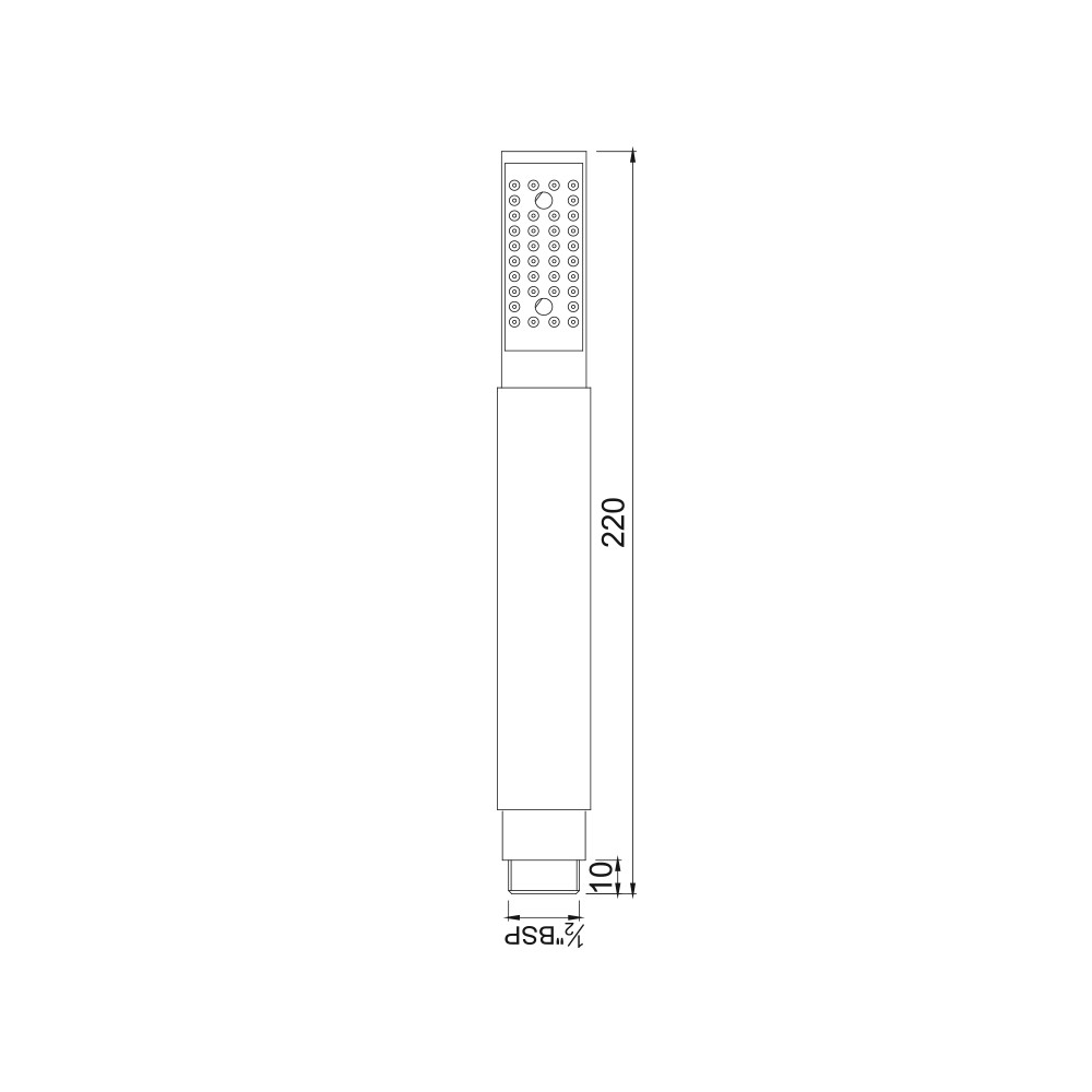 Ручной душ Jaquar HSH-CHR-5537N Ручной душ Jaquar HSH-CHR-5537N