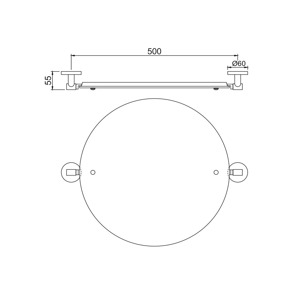 Зеркало Jaquar ACN-CHR-1195N Зеркало Jaquar ACN-CHR-1195N